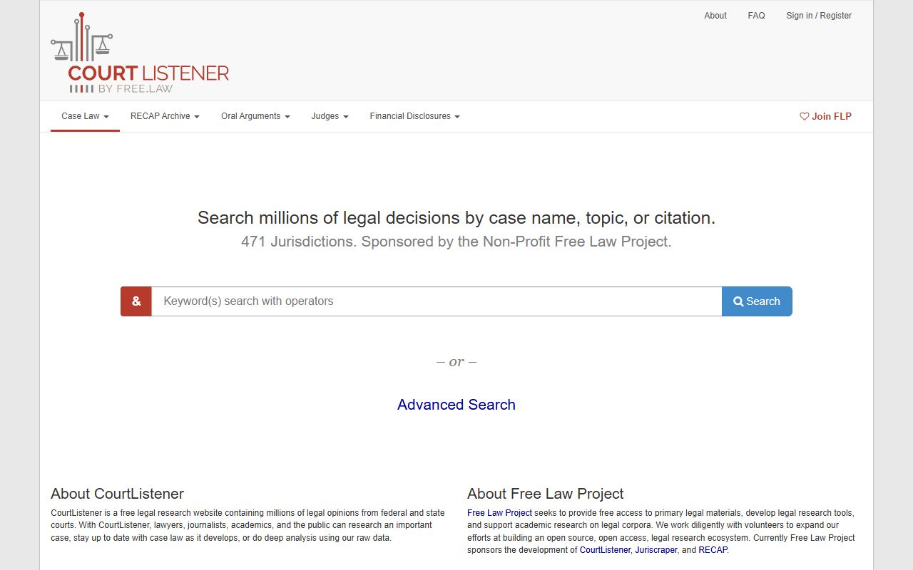 Osage County CourtListener federal dockets for arrest records and court charges